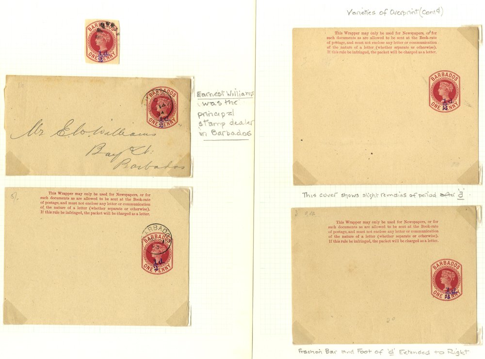 Postal stationery collection mounted on pages incl. newspaper wrappers, the majority QV but a few - Image 2 of 2