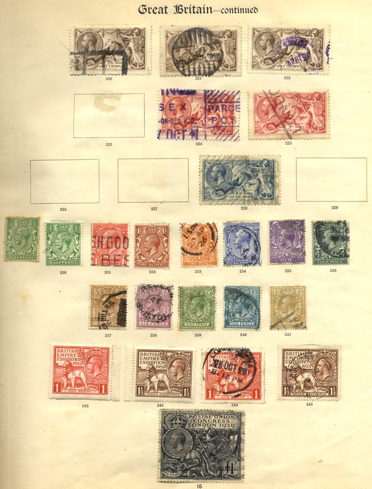 BRITISH EMPIRE COLLECTION housed in Old Imperial album, rather untidy ranges of 2476 stamps in mixed - Image 3 of 7
