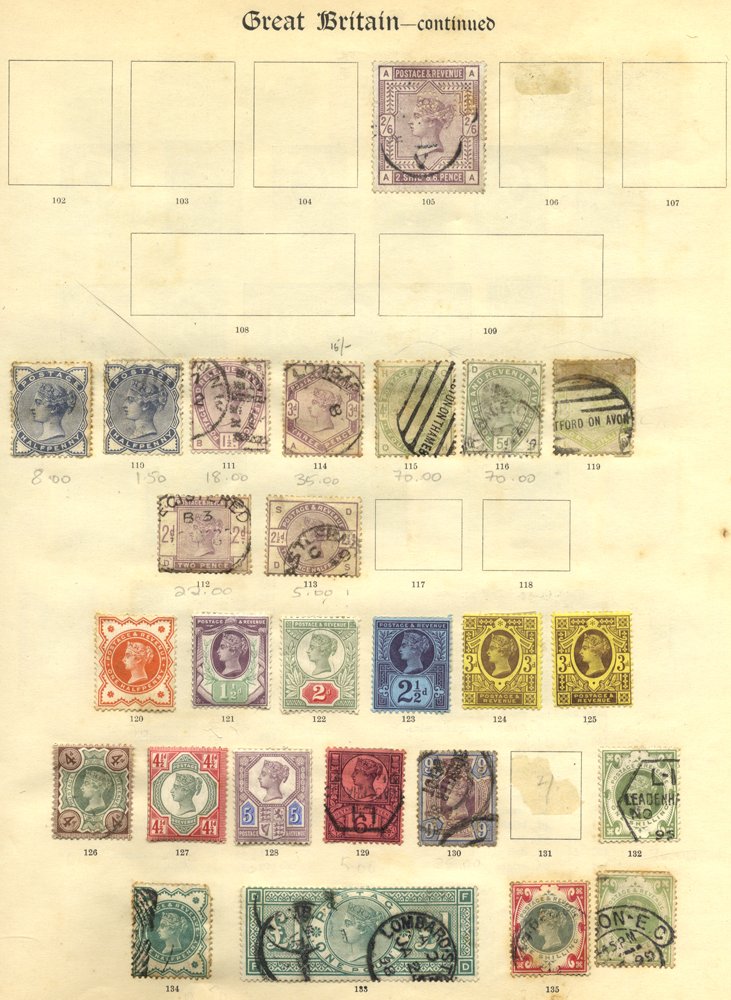 BRITISH EMPIRE COLLECTION housed in Old Imperial album, rather untidy ranges of 2476 stamps in mixed - Image 2 of 7