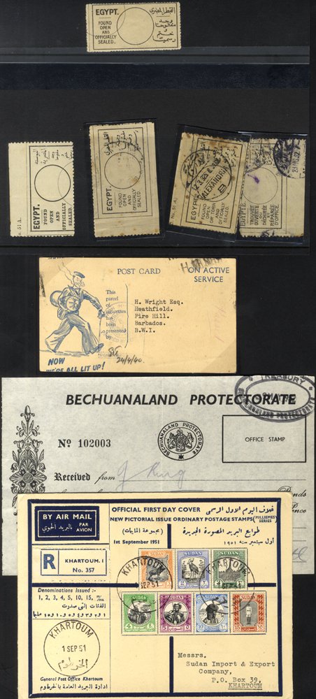 BRITISH COMMONWEALTH 1880's-1990's postal history accumulation of covers from across the world. St - Image 3 of 4