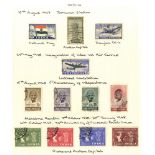 BRITISH COMMONWEALTH KGVI good to VFU collection housed in four spring back albums, a good run