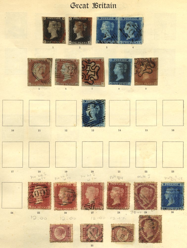 BRITISH EMPIRE COLLECTION housed in Old Imperial album, rather untidy ranges of 2476 stamps in mixed