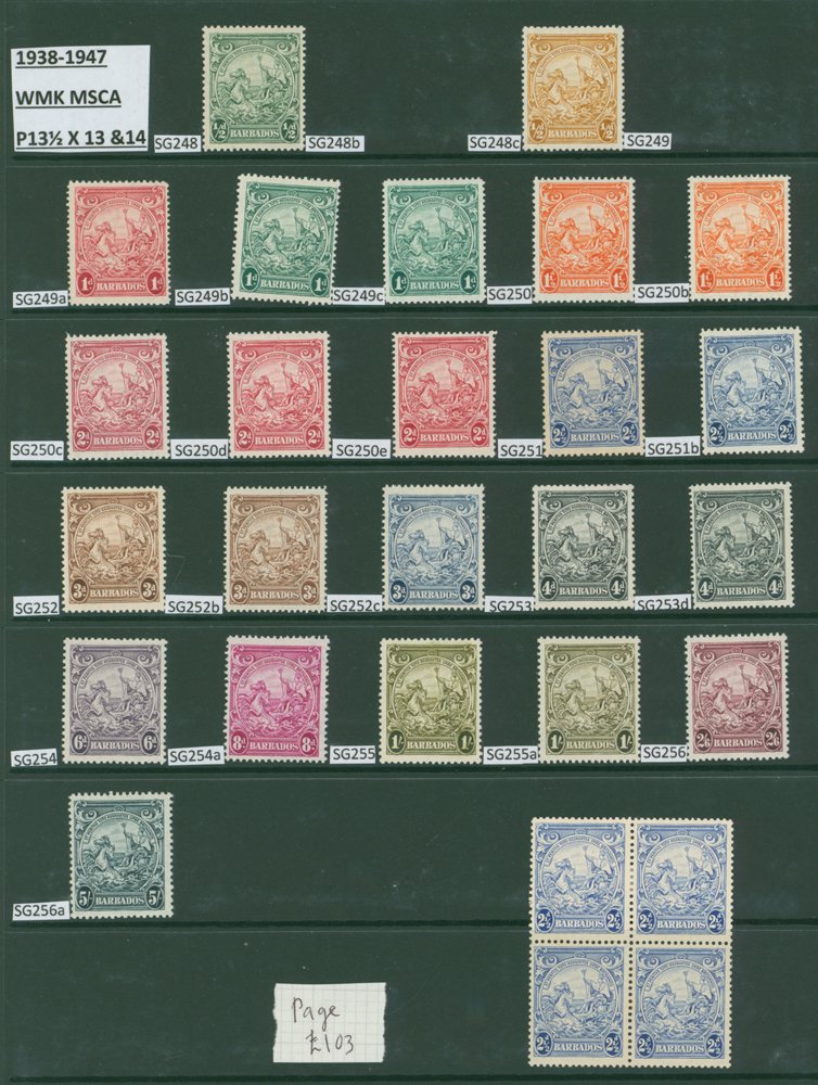 1905-70 M & U collection on hagner leaves incl. 1905 MCCA vals to 2½d M & FU, 1906 Nelson set M, - Image 4 of 4