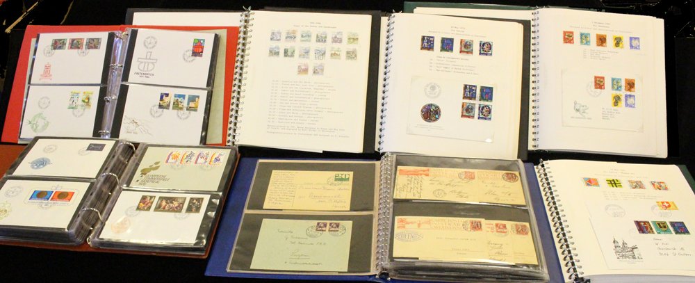 1960's-99 collection of stamps & covers in five multi ring albums plus two albums of Liechtenstein