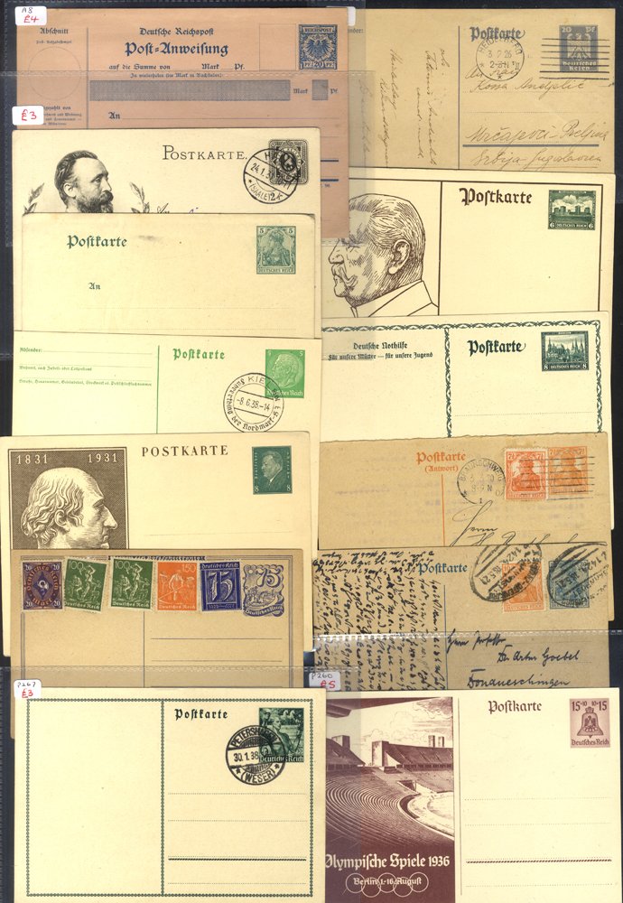 1885-1940's postal stationery, postcards (65) with also a few letter cards & parcel cards. - Image 2 of 2