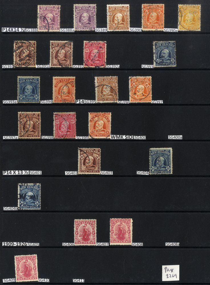 1902-70 M & U collection on hagner leaves incl. 1902-07 P.11 3d, 6d (3) M, SG.309b, 312, 312a/b, P. - Image 3 of 4