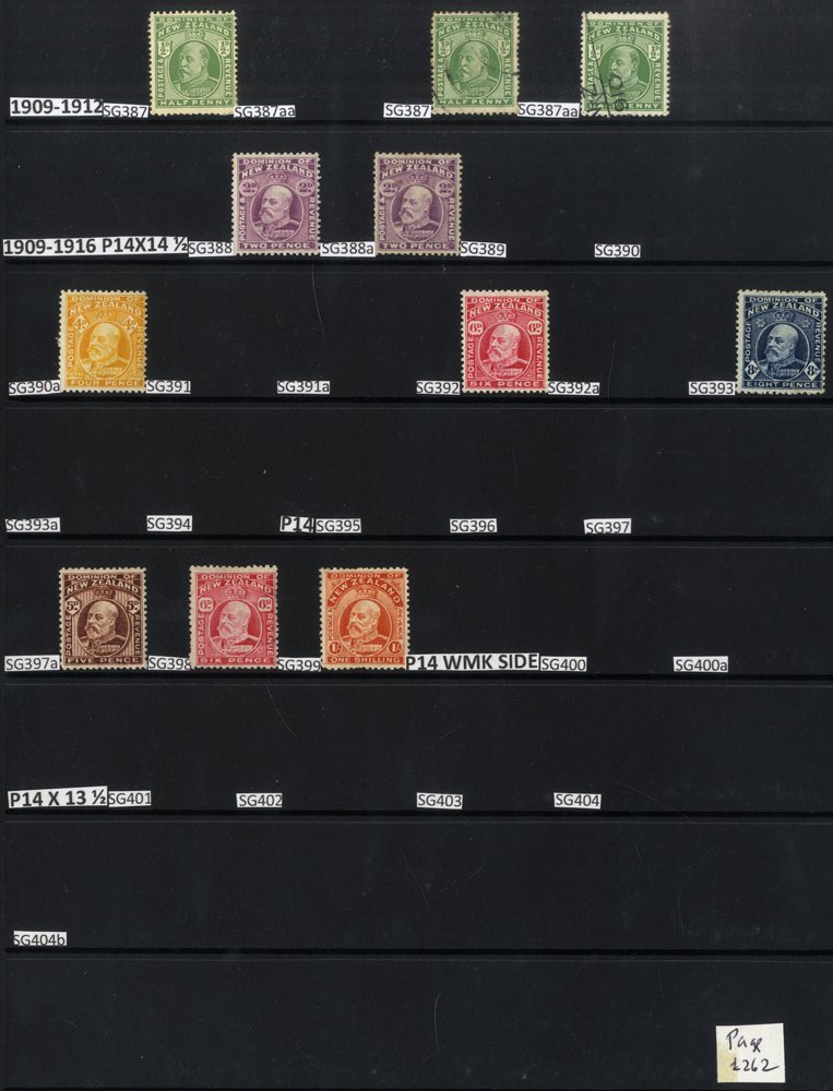 1902-70 M & U collection on hagner leaves incl. 1902-07 P.11 3d, 6d (3) M, SG.309b, 312, 312a/b, P. - Image 2 of 4