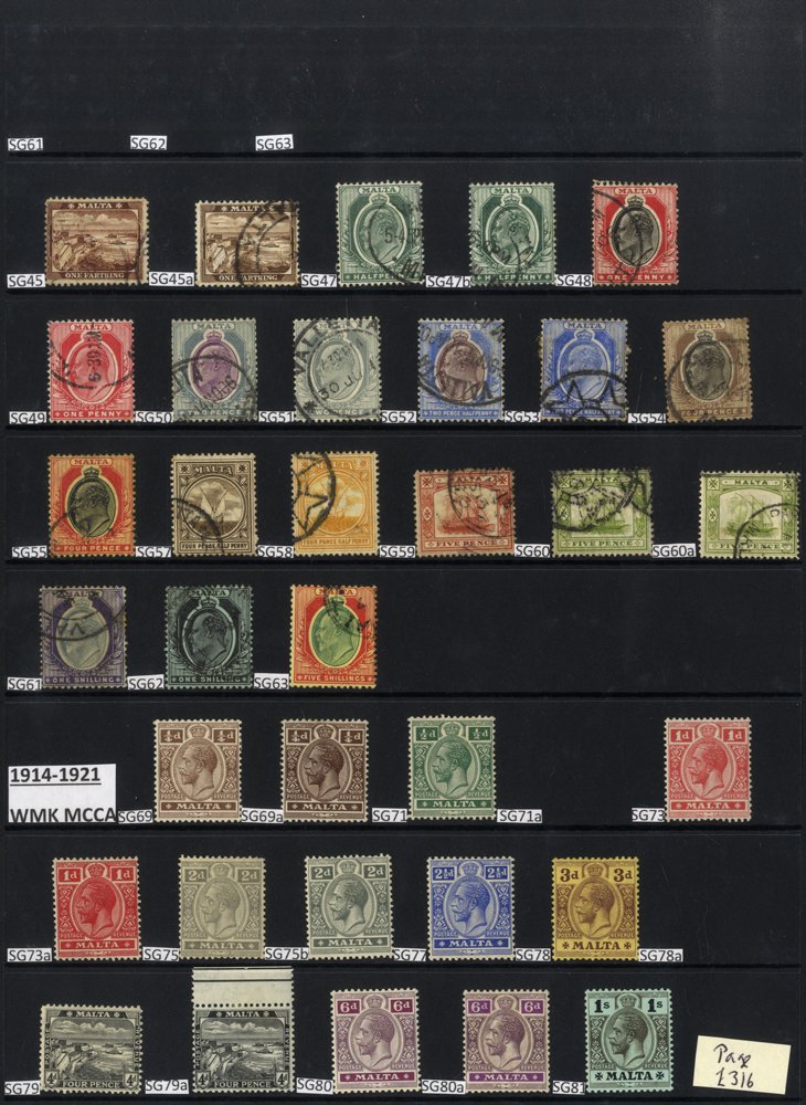 1902-70 M & U collection on hagner leaves incl/ 1903-04 CCA set (excl. 4d) M, full set FU, 1904-14 - Image 2 of 6