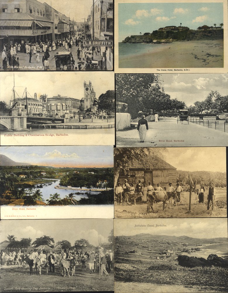 POSTCARDS range of early PPC's (12), subjects incl. Milk Market, Chamberlain Bridge, River Road,