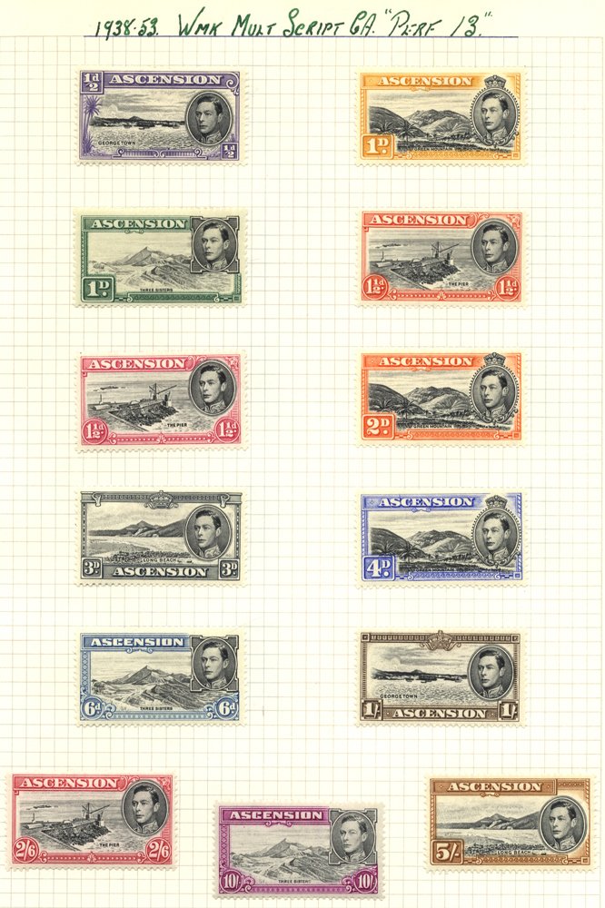 1937-90 plus a few earlier in a ring binder, being UM from 1976 with a high degree of completeness