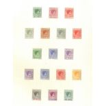 1957-63 M collection on leaves incl. 1938 Defin set, 1942 Columbus set, 1948 Tercentenary set,