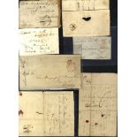 FREE FRANKING pre-stamp items incl. (1746) EL ex Edinburgh, Newcastle (1758) and c1780 ex Earl of