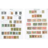 FRENCH COLONIES REUNION 1885-1936 collection on well filled leaves incl. 1885-86 25c on 40c (Cat. £