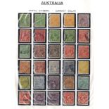 1913-2013 mainly U collection on leaves in protectors in a ring binder, highlights incl. 1932 Sydney