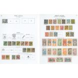 FRENCH COLONIES FRENCH POLYNESIA 1893-1935 collection incl. Tahiti: 1893 5c to 1fr (no 25c ochre,