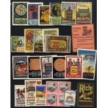 CINDERELLA LABELS collection (over 500) mainly European covering a wide variety of subjects incl.