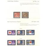 1924-1969 COMMEMORATIVES M or UM (mixed) collection within the SG special oblong album incl. 1924/25