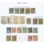 FRENCH COLONIES MADAGASCAR Diego Suarez: 1890-94 collection comprising 1890 h/stamped (5 diff,
