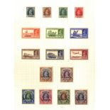 1938-60 M collection on leaves, several better sets incl. 1938 KGVI set (2r small thin), 1942 set,