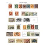 FRANCE 1853-1936 extensive collection incl. Perf Empire issues, 3fr Republic, P & C to 5fr (2),