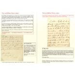 FREE FRANKING The Lord William Fitzroy Letters - remarkable early collection of 'franks' and the