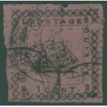 1882 1c magenta without SPECIMEN, U example (small fault at top), SG.164a, Cat. £550 (1)