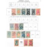 ETHIOPIA 1902-36 incl. 1906 5, 20, 40 Surcharges, 1917 Coronation low vals, 1917 Type 24 Ovpt to 4g,
