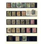 1840-1951 COLLECTION in a Pragnell multi ring album M & U from 1840 1d (poor), Surface Printed