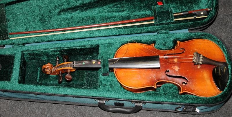 Four cased violins - Image 5 of 5