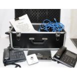 Grandstream UCM-6102 IP PBX business communications system with additional GXP2200 units. With