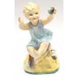 Royal Worcester figurine 3256 "The Child that is born on the Sabbath is fair , wise, good and gay"