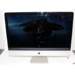 Apple IMac model ref A1312. Turns on but not tested further. Lot includes unit only, no cables,