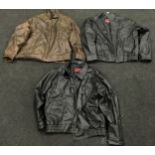 Three Marc Mattis gents jackets. Two size L, one size M.