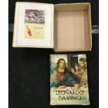 Leonardo Da Vinci large book with 12 full colour plates published by Reynal & Company, New York.