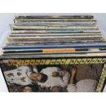 COLLECTION OF VARIOUS VINYL LP RECORDS. This box contains a selection of artists to include - The