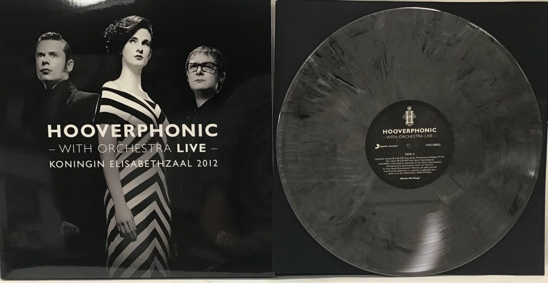 HOOVERPHONIC: WITH ORCHESTRA LIVE VINYL DOUBLE ALBUM. This is a limited press numbered 673/1000