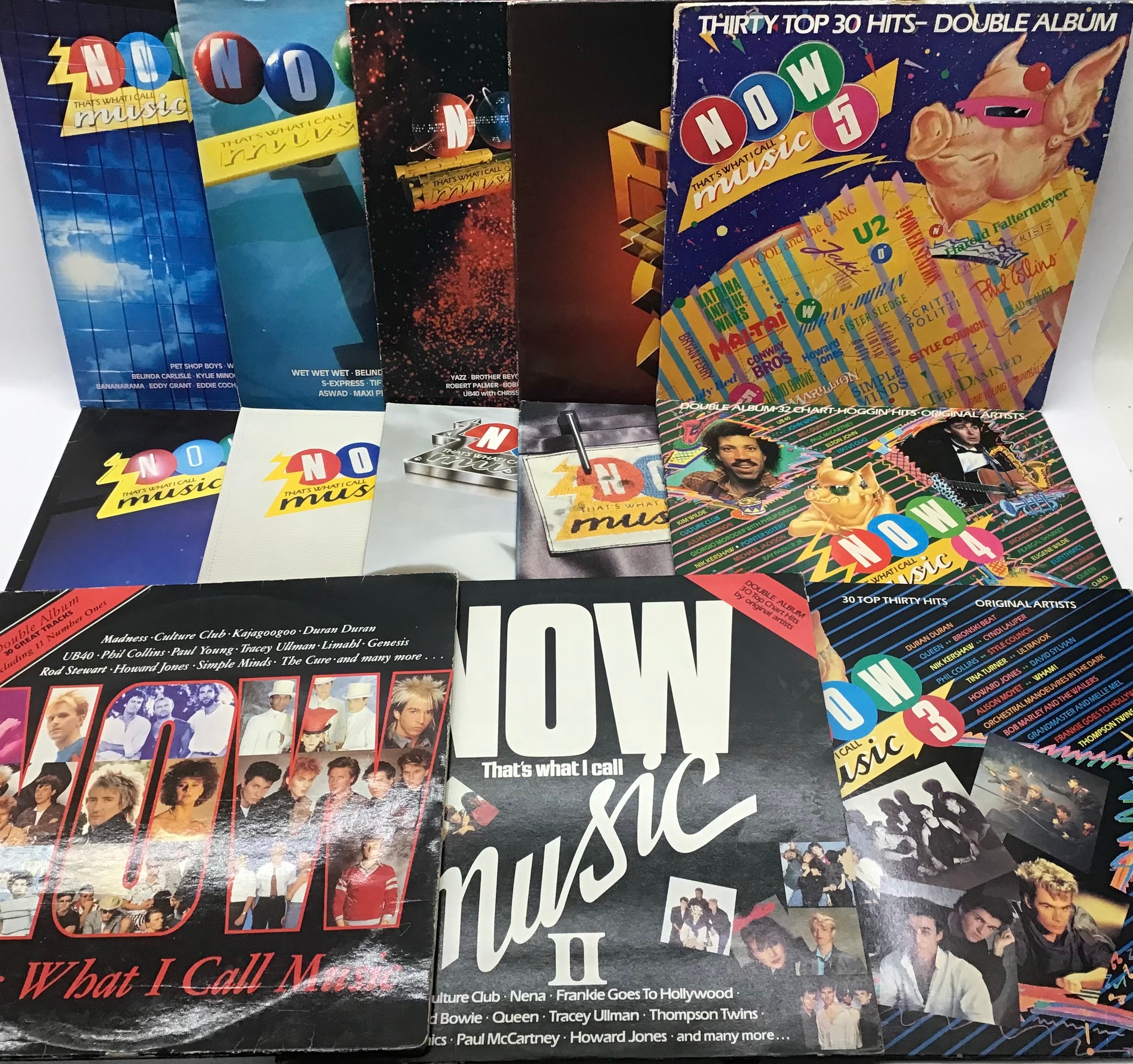 COLLECTION OF 13 VARIOUS ‘NOW’ VINYL ALBUMS. Numbers here include vols - 1 - 2 - 3 - 4 - 5 - 6 - 8 - - Image 2 of 3