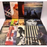 12 VINYL ROCK AND POP LP RECORDS. Great lot including - Bruce Springsteen - Phil Collins - David