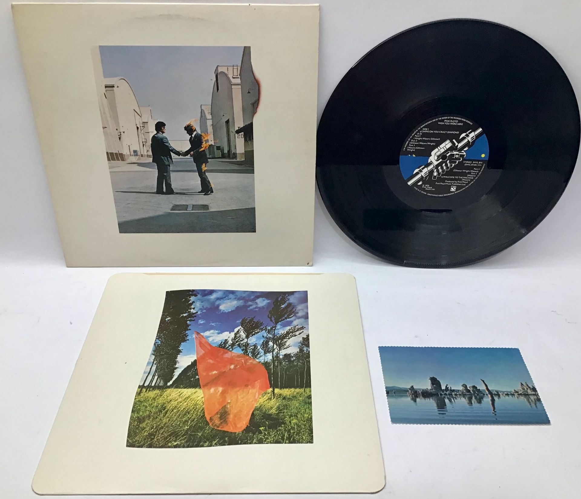 NICE COPY OF PINK FLOYD’S ‘WISH YOU WERE HERE’. This album is on Harvest SHVL 814 from 1975 and
