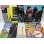 SELECTION OF 8 VINYL ROCK / POP LP RECORDS. This collection of albums contain - The Beatles - The