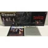 5 VINYL DAMNED 12” VINYL RECORDS. Titles here include - Another Great Record - Friday The 13th - The
