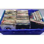 CRATE OF VARIOUS 7” SINGLES. This lot contain various singles from 60’s - 70’s and 80’s found here