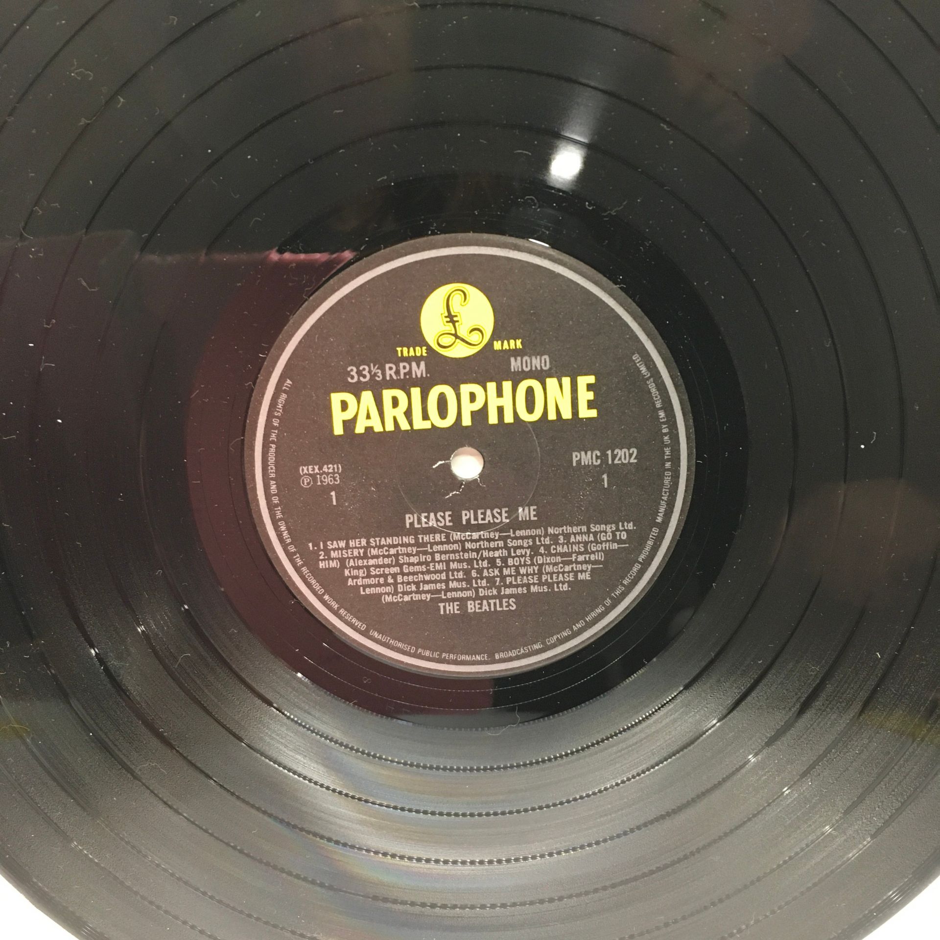 THE BEATLES LP 'PLEASE PLEASE ME' REISSUE PRESS. - Image 3 of 4