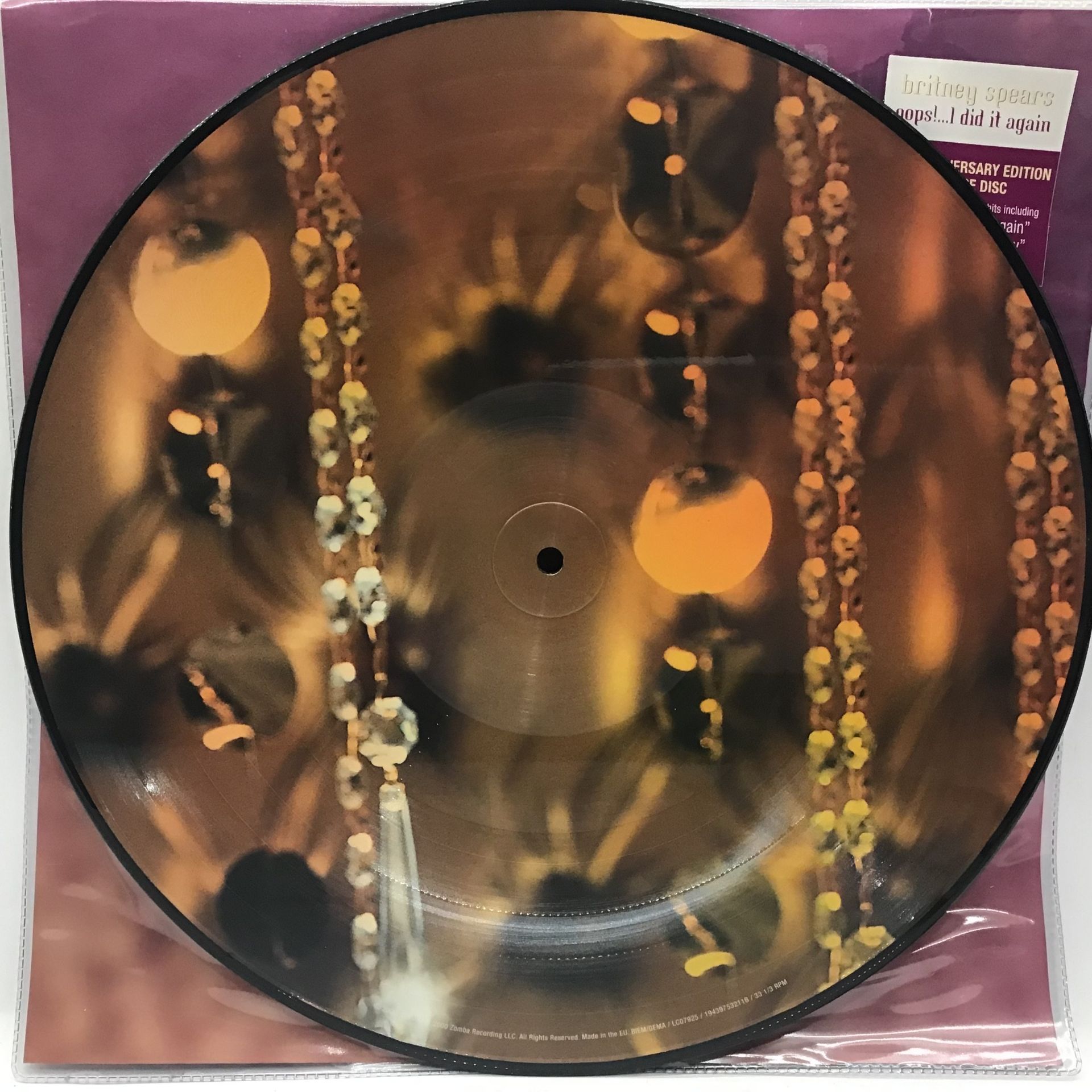 BRITNEY SPEARS ‘OOPS I DID IT AGAIN’ (25th ANNIVERSARY) NEW PICTURE DISC VINYL LP RECORD. Found here - Image 3 of 3