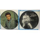 2 ELVIS PRESLEY PICTURE DISC VINYL LP RECORDS. Found here in Ex condition we have the albums '