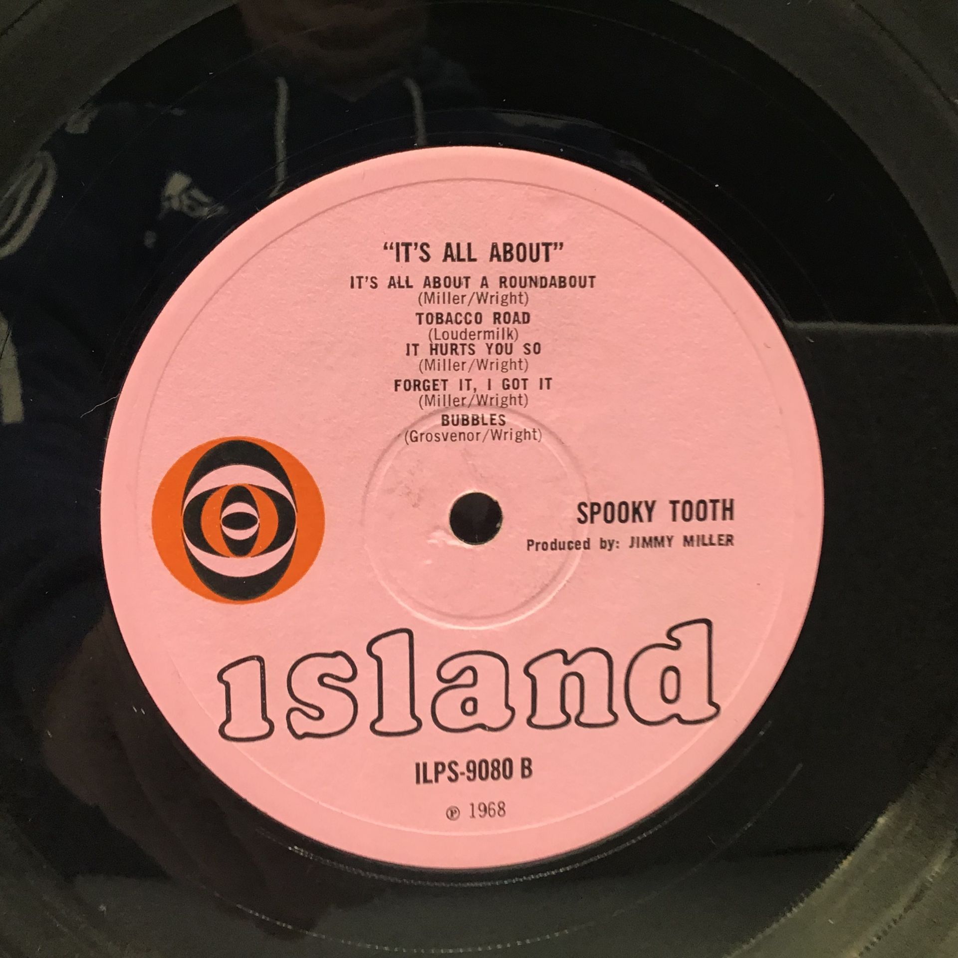 SPOOKY TOOTH " IT'S ALL ABOUT" VINYL LP. Rare Original UK First Pressing on the Pink Eye Island - Image 4 of 4