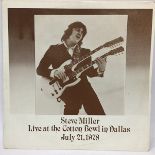 STEVE MILLER LP ‘LIVE AT THE COTTON BOWL IN DALLAS’ BOOTY. This record is in Ex condition and was