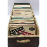 CRATE OF VARIOUS EXTENDED PLAY 7” VINYL RECORDS. This lot includes - Rock ‘N’ Roll - Pop - Jazz -