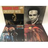 4 VINYL ALBUMS FROM MARVIN GAYE. Titles here include - Greatest Hits - Live - Let’s Get It On and