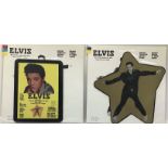 ELVIS PRESLEY x 2 ‘WEAR MY RING AROUND YOUR NECK’ 7" SHAPED VINYL RECORD PICTURE DISC